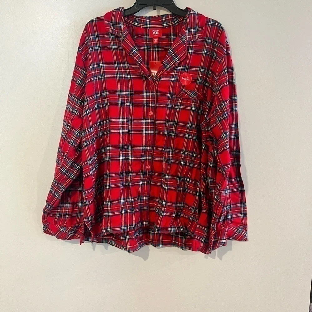 FAMILY PAJAMAS Matching Women's Brinkley Plaid Family Pajama Set
